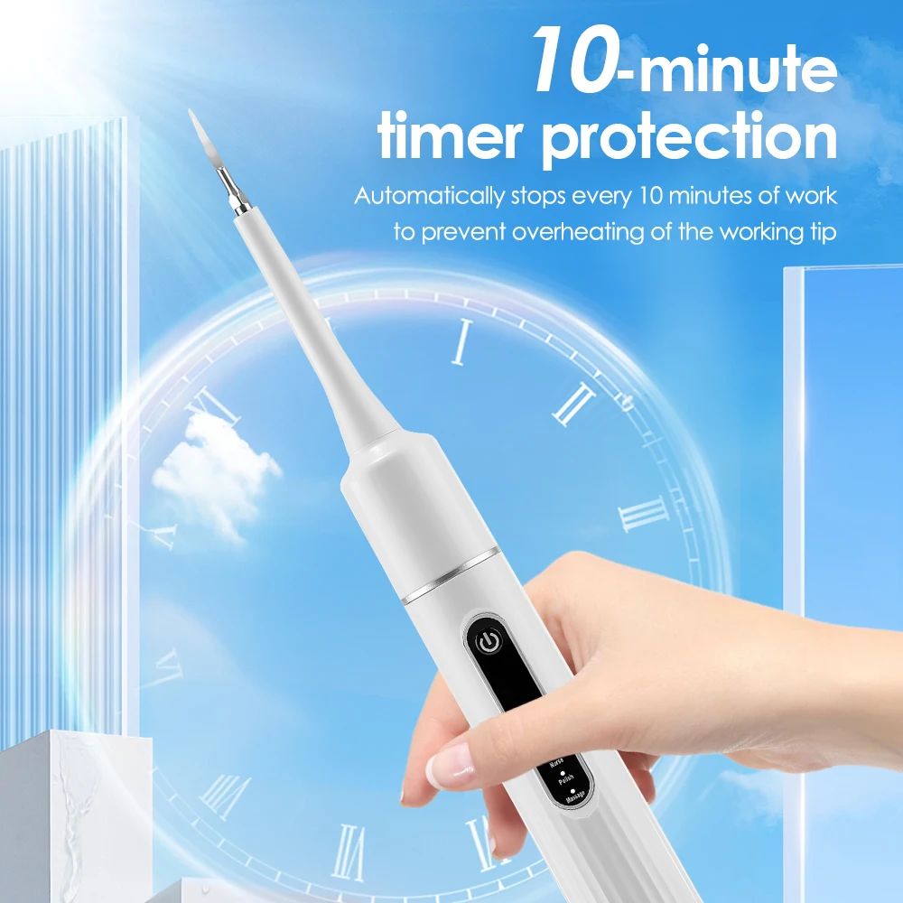 Electric Sonic Vibration Dental Scaler Teeth Whitening Plaque Calculus Coffee Smoke Stains Tartar Removal Toothbrush Tooth Clean