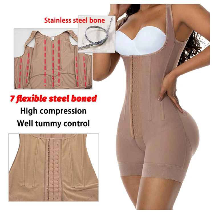 Fajas Colombian Girdles Post Lipo Surgical Reducing Shapers Postpartum Stage 2 BBL Shapewear Tummy Control Body Sculpting Sheath