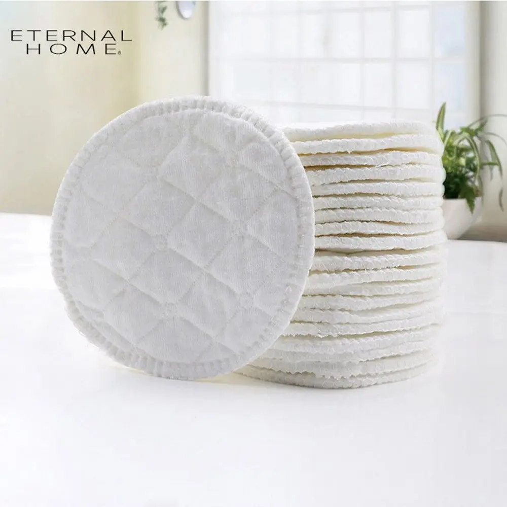 12pcs Reusable Nursing Breast Pads Washable Soft Absorbent Baby Breastfeeding