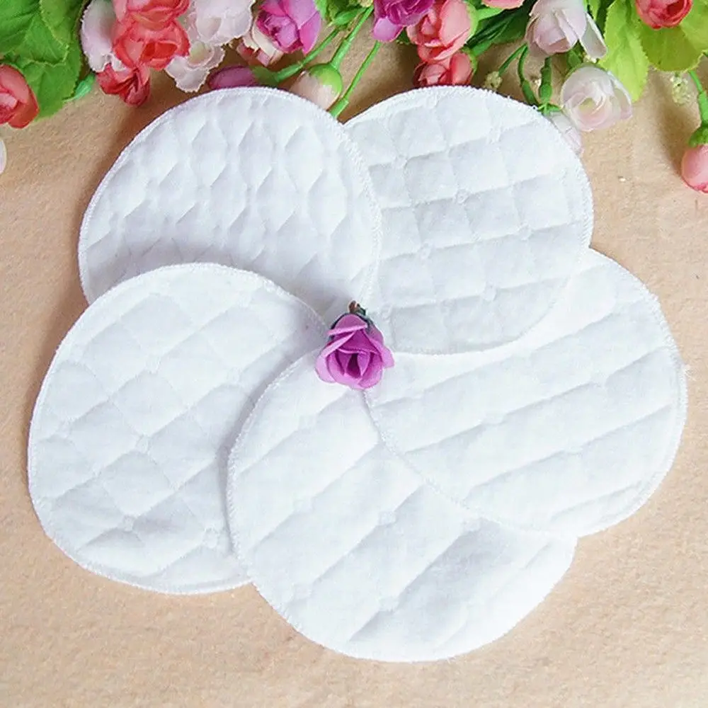 12pcs Reusable Nursing Breast Pads Washable Soft Absorbent Baby Breastfeeding
