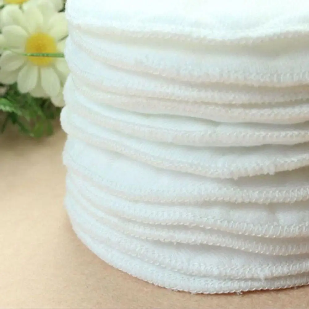 12pcs Reusable Nursing Breast Pads Washable Soft Absorbent Baby Breastfeeding