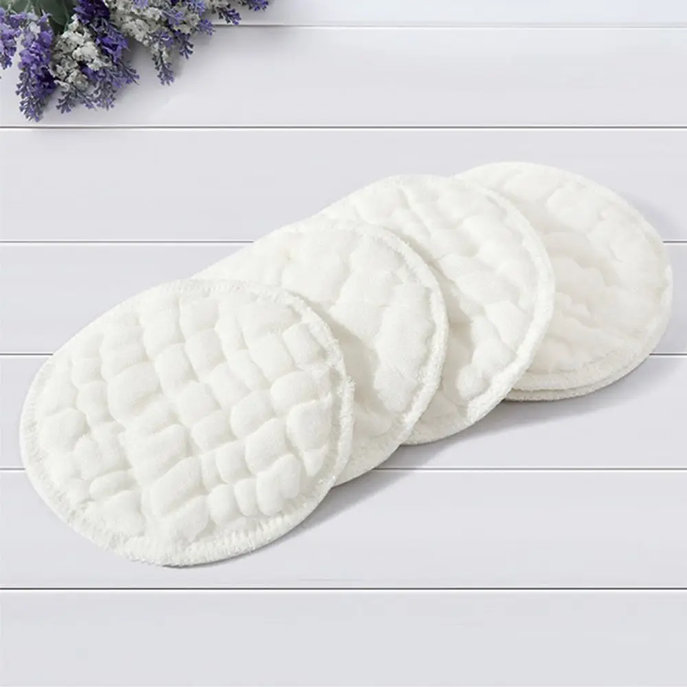12pcs Reusable Nursing Breast Pads Washable Soft Absorbent Baby Breastfeeding