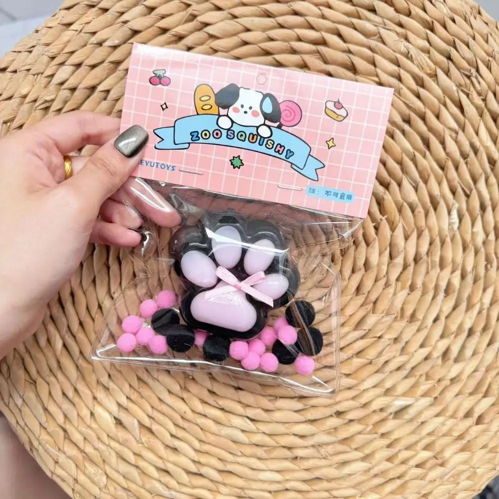 New Cute Squeeze Cat Paw Toys Soft Relief Relax Toys Pinching Cat Paw Funny Gift Sticky Decompressing Toy