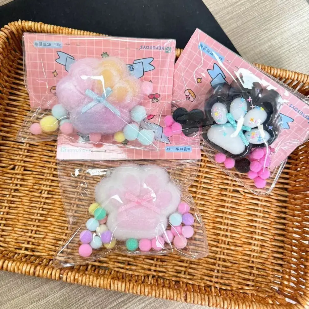 New Cute Squeeze Cat Paw Toys Soft Relief Relax Toys Pinching Cat Paw Funny Gift Sticky Decompressing Toy
