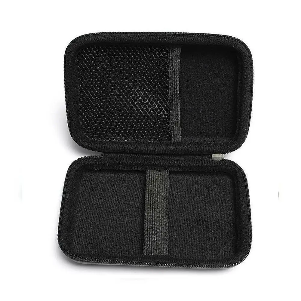 2.5 Hard Disk Case Portable HDD Protection Bag for External 2.5 inch Hard Drive/Earphone/U Disk Hard Disk Drive Case Black