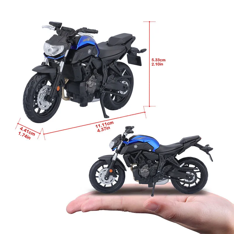 Maisto 1:18 YAMAHA MT-07 2018 KTM RC 390 YZF-R1 Naked V4 S Road Star 2021 motorcycle motorcycle Model collection gift toy