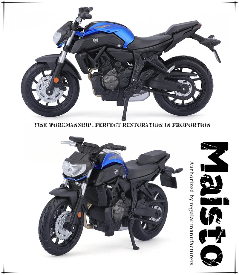 Maisto 1:18 YAMAHA MT-07 2018 KTM RC 390 YZF-R1 Naked V4 S Road Star 2021 motorcycle motorcycle Model collection gift toy