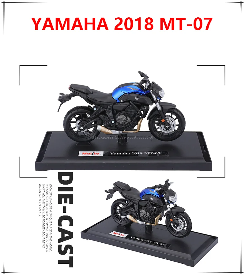 Maisto 1:18 YAMAHA MT-07 2018 KTM RC 390 YZF-R1 Naked V4 S Road Star 2021 motorcycle motorcycle Model collection gift toy