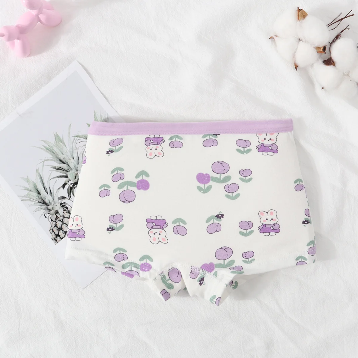 New Children's Underwear, Cotton Underwear, Girls' Underwear, Baby Boxers, Small, Medium and Big Children, Girls' Boxers