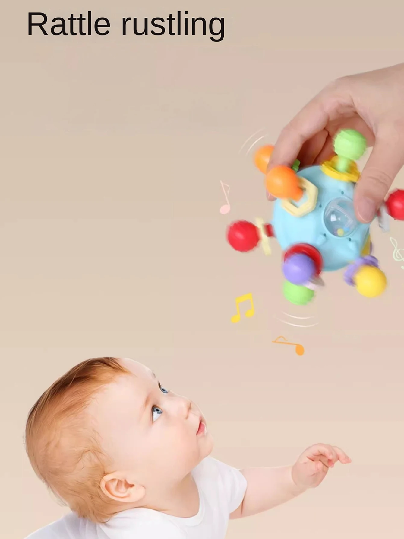 Manhattan Grab-and-Hold Baby Toy for Early Education and Intelligence Development - Suitable for Infants and Toddlers
