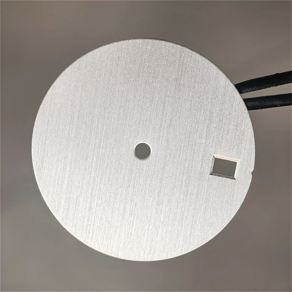 Vertical Texture 28.5mm Watch Dial Blank Watch Faces for NH35/ NH36/ NH34 Movement DIY Accessories None/ Single/ Double Calendar
