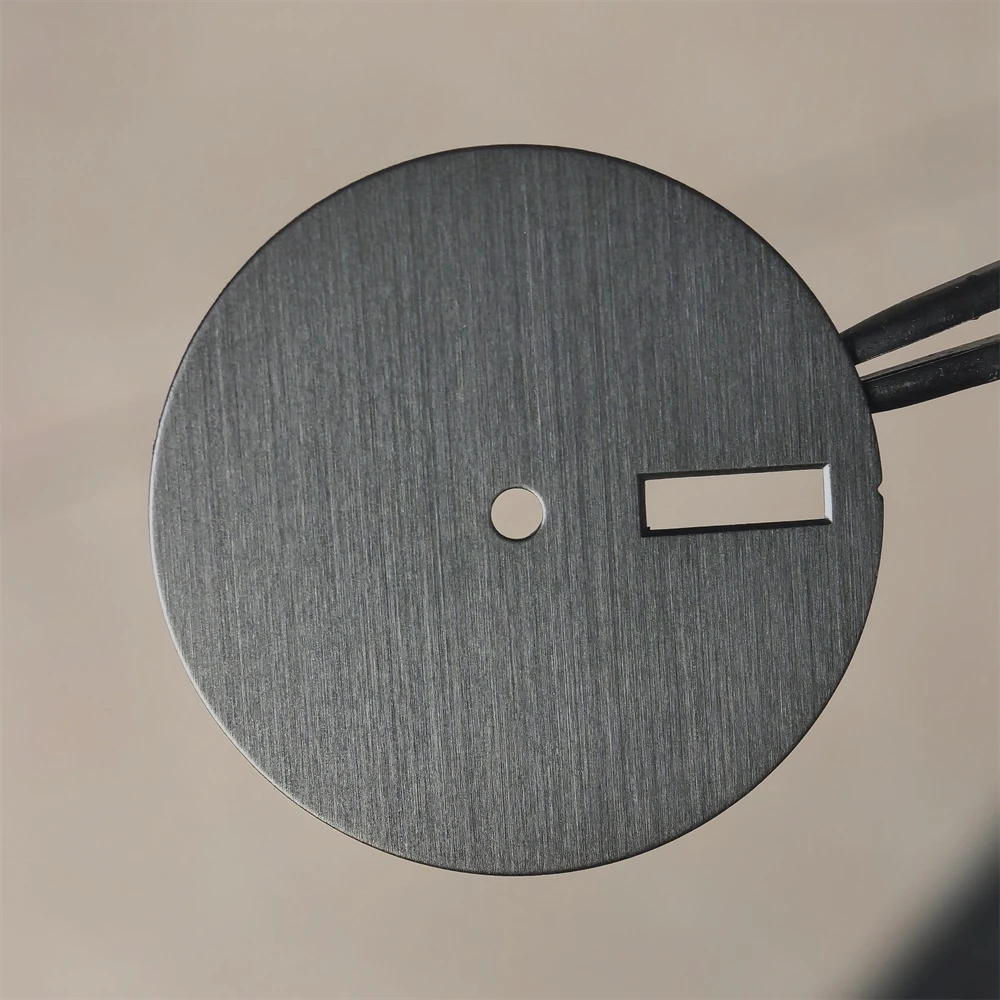 Vertical Texture 28.5mm Watch Dial Blank Watch Faces for NH35/ NH36/ NH34 Movement DIY Accessories None/ Single/ Double Calendar