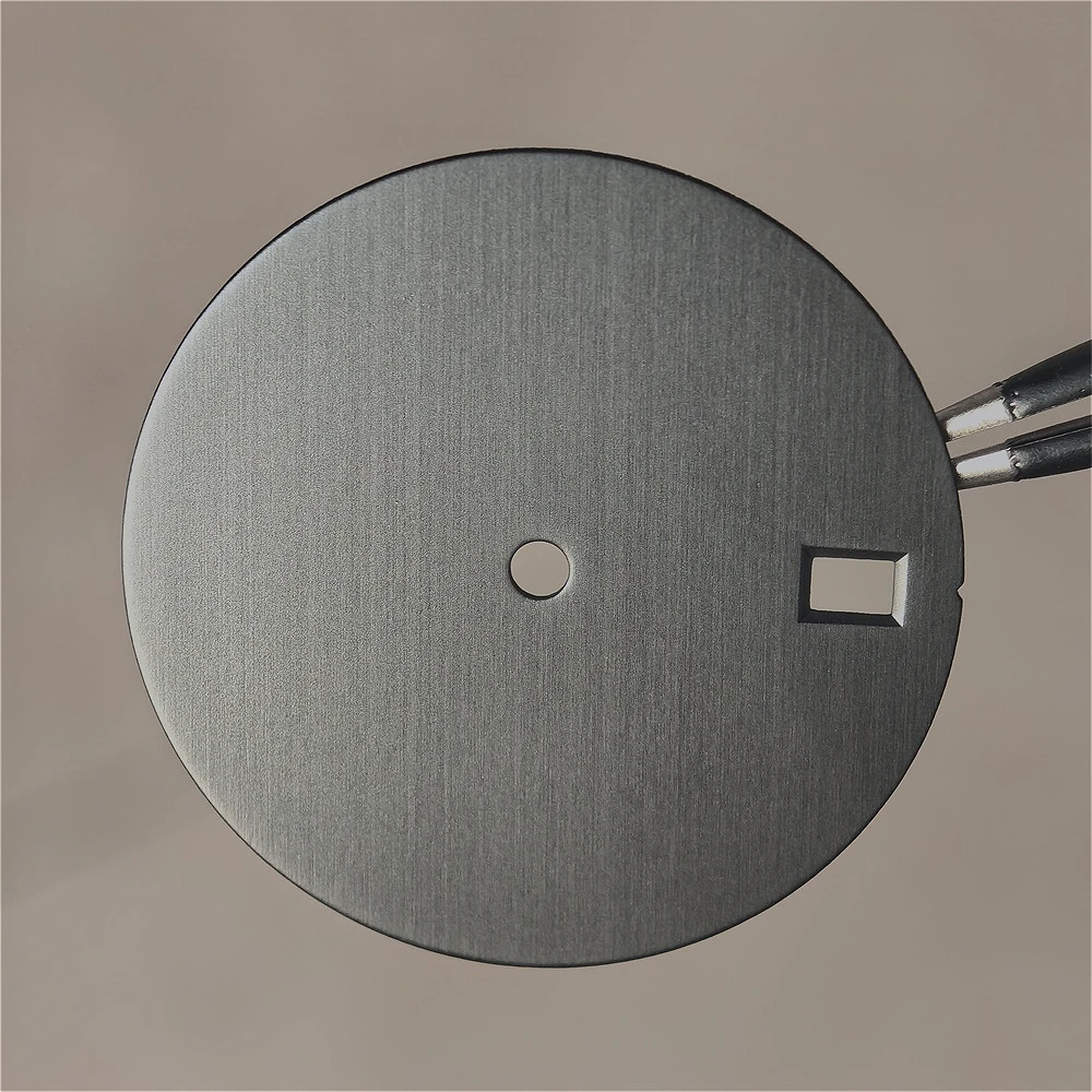 Vertical Texture 28.5mm Watch Dial Blank Watch Faces for NH35/ NH36/ NH34 Movement DIY Accessories None/ Single/ Double Calendar