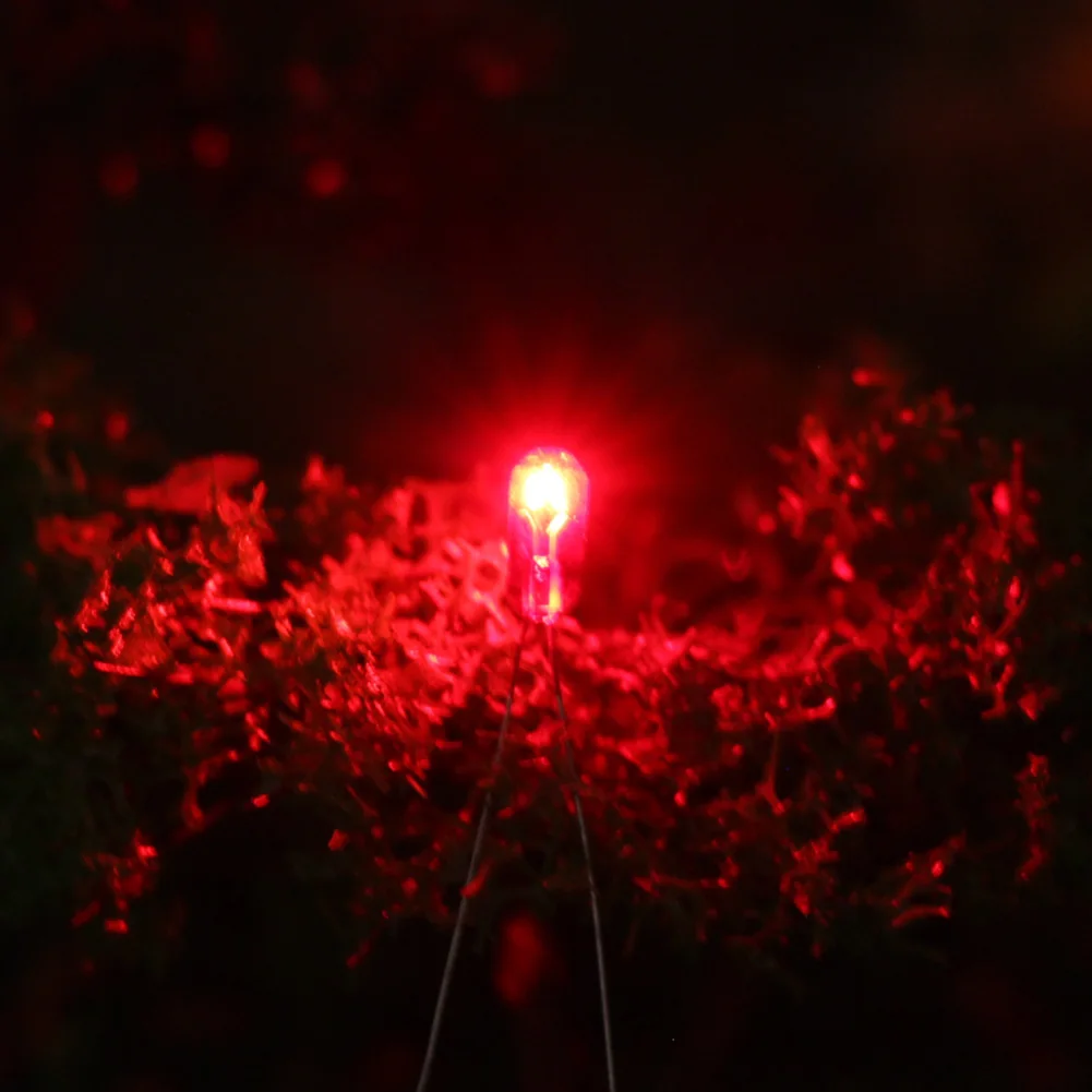 Evemodel 100pcs 2.5mm 3mm 4mm 5mm Clear Mini Bulbs Grain of Wheat Bulbs Incandescent Filament Lights 1.5V 3V 6V 12V