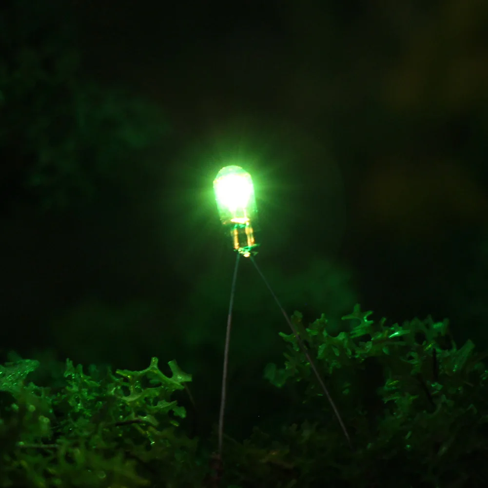 Evemodel 100pcs 2.5mm 3mm 4mm 5mm Clear Mini Bulbs Grain of Wheat Bulbs Incandescent Filament Lights 1.5V 3V 6V 12V