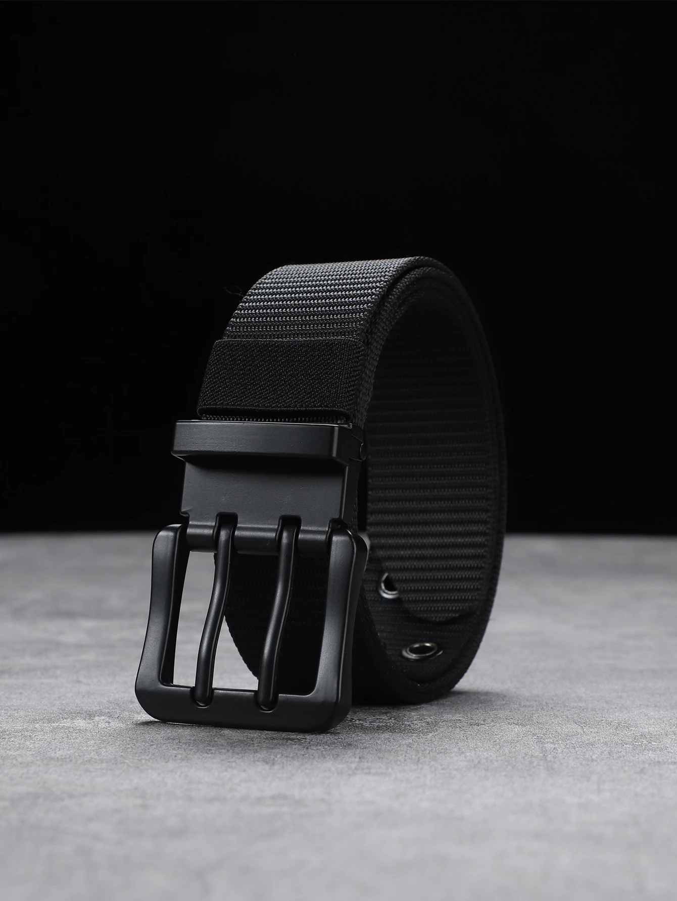 Lengthened needle buckle canvas belt belt man belt simple business students younger belt women with fat cloth belt