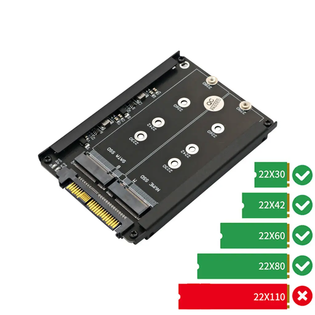Adaptor SSD M2 SSD Ke Adaptor AS 2 M.2 Untuk NVMe SATA SSD Ke PCI-e U2 SFF-8639 Adaptor PCIe M2 Konverter Untuk Komputer Desktop