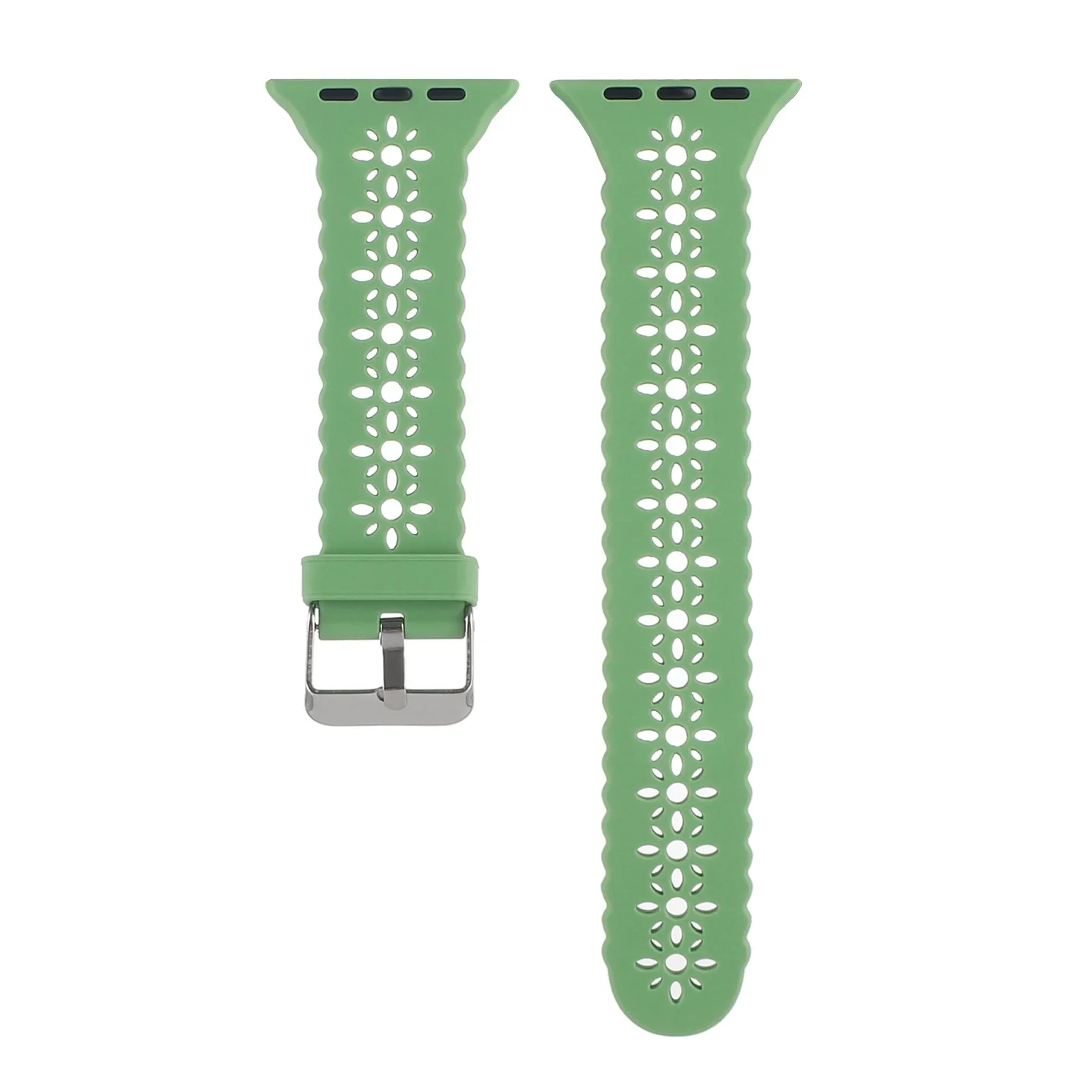 Silicone Straps For Apple Watch 44 mm 40mm 38mm 42mm Ultra 2 49mm Sport Bracelet iwatch Series 9 7 8 6 Se 5 4 3 41mm 45mm band