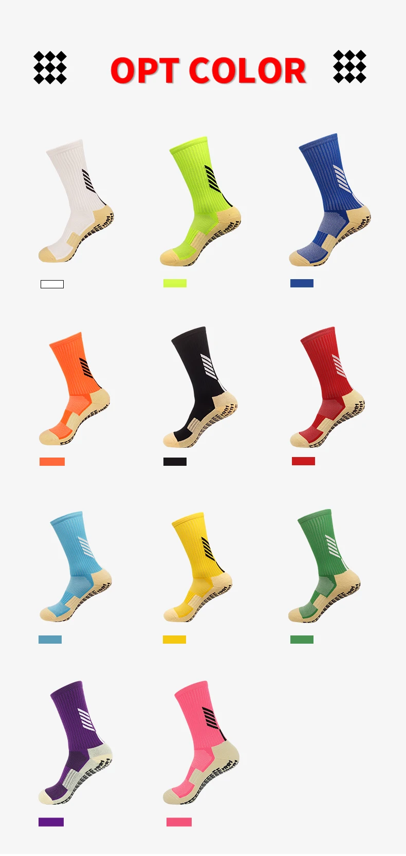 Best Quality Anti Slip Soccer Socks Adults Athletic Grip Sports Sock Non Slip Children Socks Football Basketball Hockey Unisex