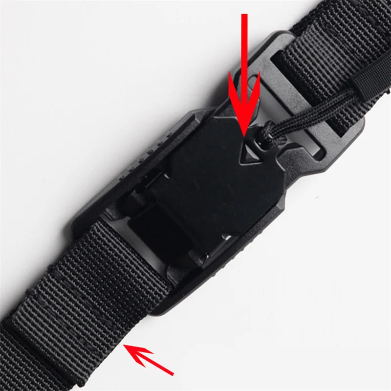Backpack Magnetic Chest Pack Detachable Strap Adjustable Anti Slip Shoulder Strap Outdoor Camping Tactical Bag Strap Accessories
