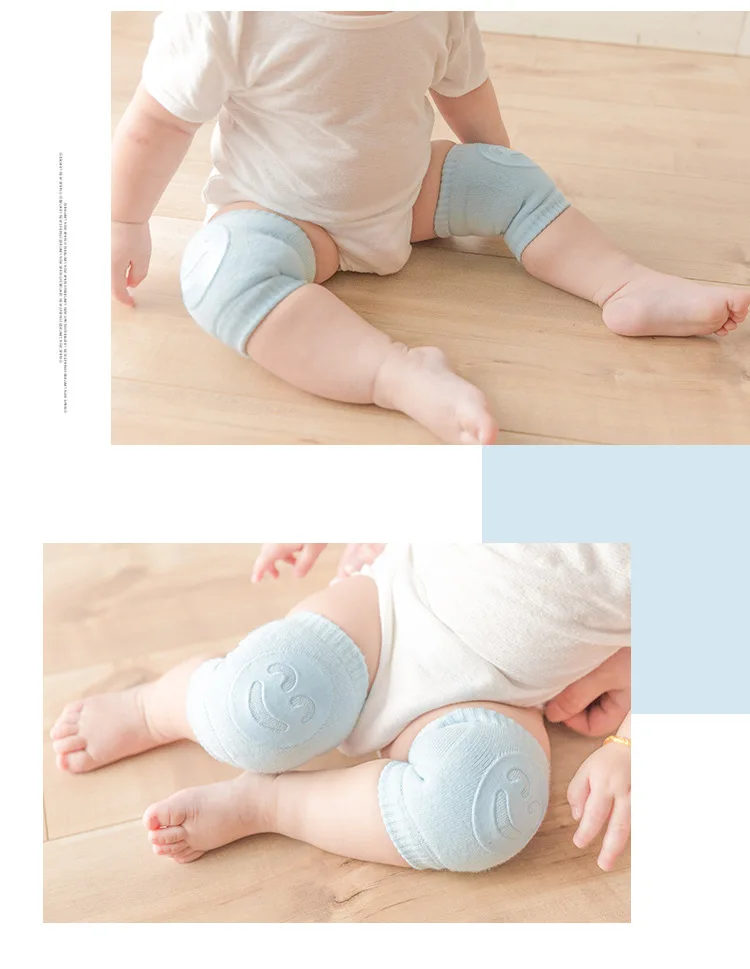 Baby Crawling Pads 1 Pair Anti-Slip Knee Protect Baby’s Knee for Crawling Unisex Baby Knee Protectors Toddler Knee Pads Gift
