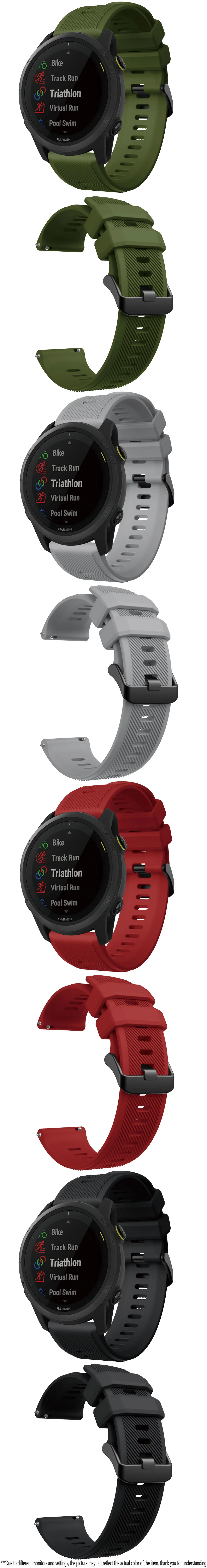 Sport Silicone Strap For Suunto RACE / RACE S /Ocean / 5 Peak/ 9 Peak Pro 22mm Watch Band For Suunto Vertical Bracelet Wristband