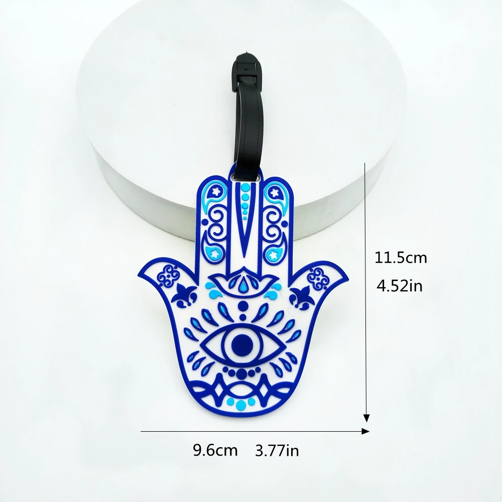 1pcs/3pcs Blue Independence Day style luggage tags, hanging tags, airport anti loss ID tags, essential for both men and women on