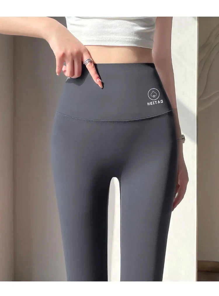 High Waisted Belly Lifting Buttocks Without Trace Pants Embarrassment-free Line Shark Pants Women Outside Bottoming Pants