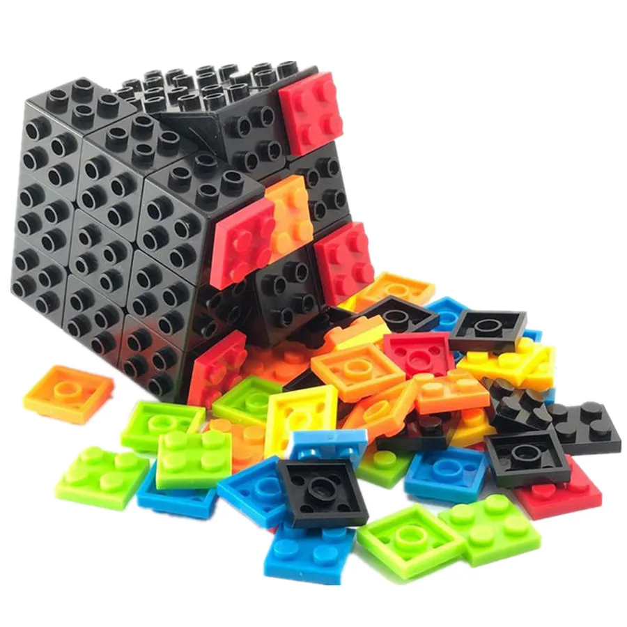 Building Blocks Cube 3x3x3 Puzzle Cube Detachable Professional Magic Cube 3x3 Blocks Cube Educational Toys Gifts Diy Cubo Magico