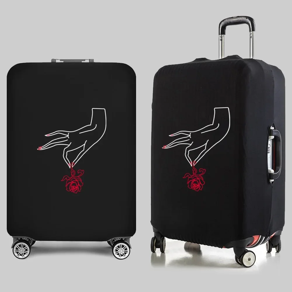 Fashion Travel Essentials Suitcase Cover Funny Print for 18-32 Inch Traveling Accessories Bag Trolley Luggage Protective Case