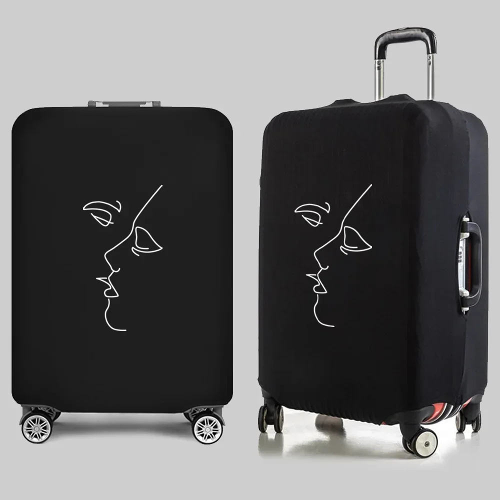 Fashion Travel Essentials Suitcase Cover Funny Print for 18-32 Inch Traveling Accessories Bag Trolley Luggage Protective Case