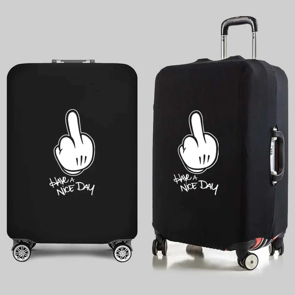 Fashion Travel Essentials Suitcase Cover Funny Print for 18-32 Inch Traveling Accessories Bag Trolley Luggage Protective Case