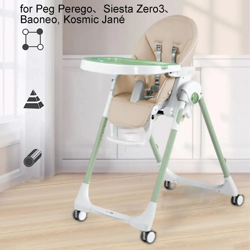 Baby Foldable chair Cover PU Leather Travel Home Dining chair cover seat Seat Case For Peg Perego for Siesta Zero3 for Baoneo