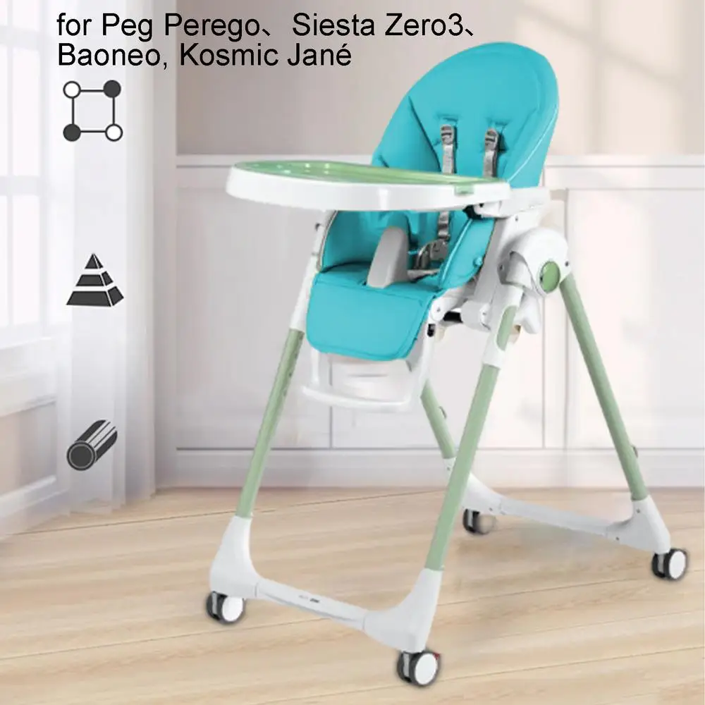 Baby Foldable chair Cover PU Leather Travel Home Dining chair cover seat Seat Case For Peg Perego for Siesta Zero3 for Baoneo