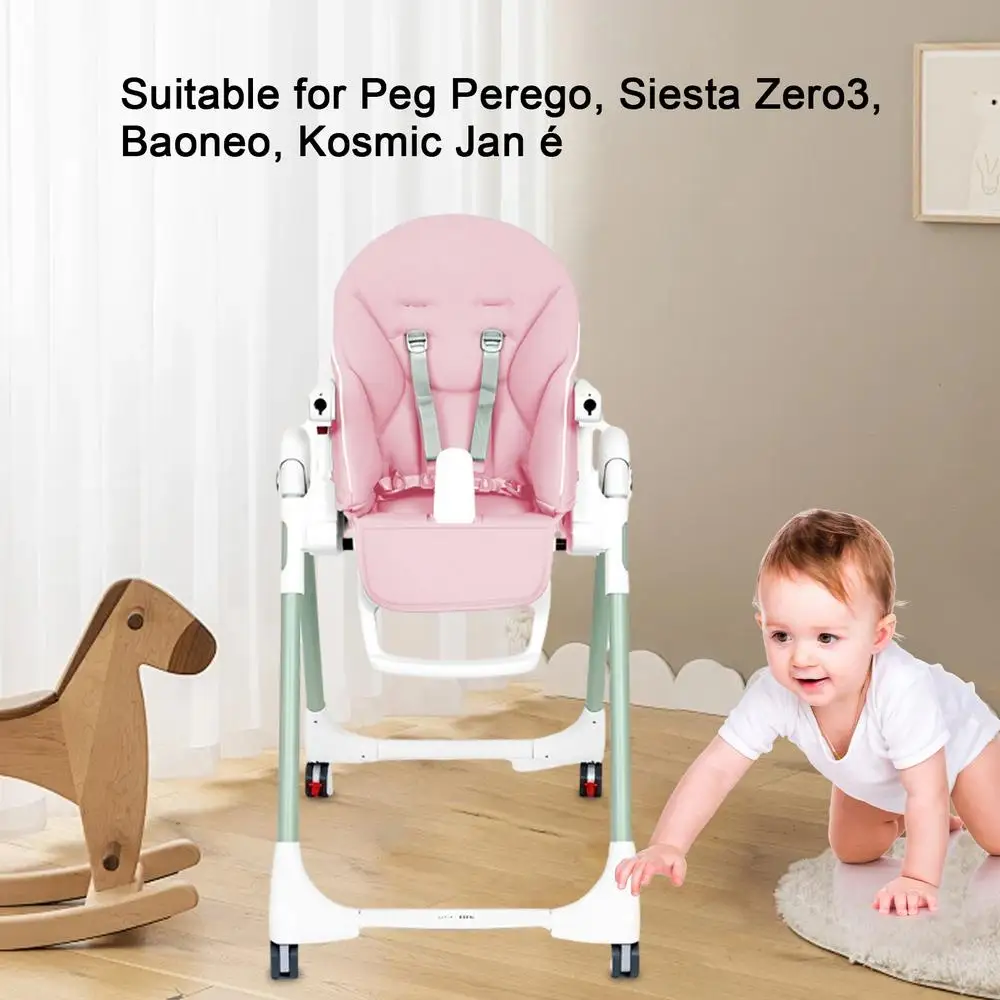 Baby Foldable chair Cover PU Leather Travel Home Dining chair cover seat Seat Case For Peg Perego for Siesta Zero3 for Baoneo