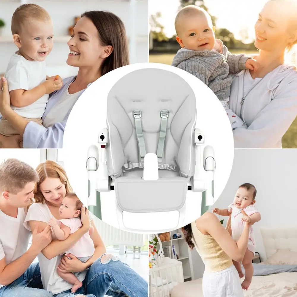 Baby Foldable chair Cover PU Leather Travel Home Dining chair cover seat Seat Case For Peg Perego for Siesta Zero3 for Baoneo
