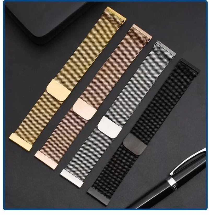 Milanese Loop Strap for Samsung Galaxy Watch 7 6 5 4 44mm 40mm Magnetic Metal Band 22mm 20mm Bracelet Galaxy Watch 4/6 Classic