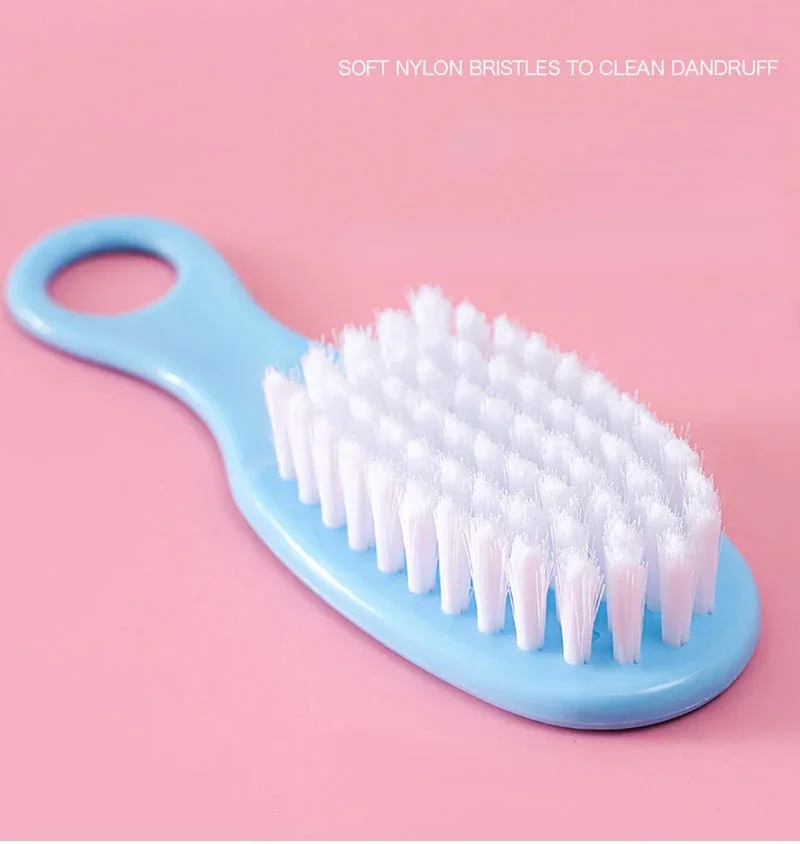 Baby Care Set Safe Nail Clippers Soft Comb Brush Care Combination Hair Comb Grooming Brush Set Nail Trimmer Kit Healthcare Tools