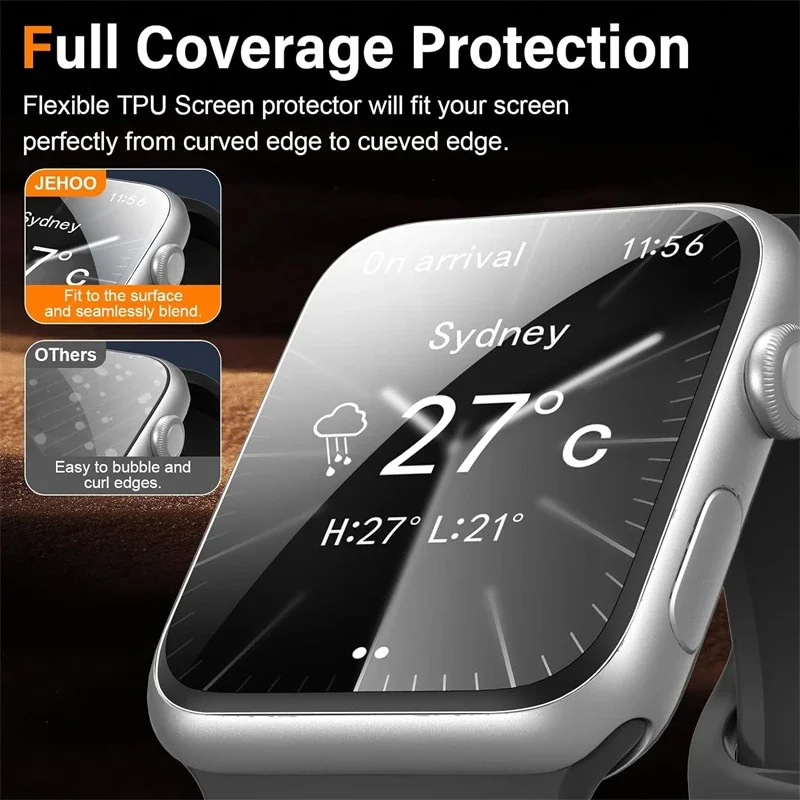 5PCS Hydrogel Film for Apple Watch 5 6 SE 40MM 44MM 42 38MM Screen Protector Apple Watch Ultra 49MM 7 8 9 41MM 45MM 10 42MM 46MM