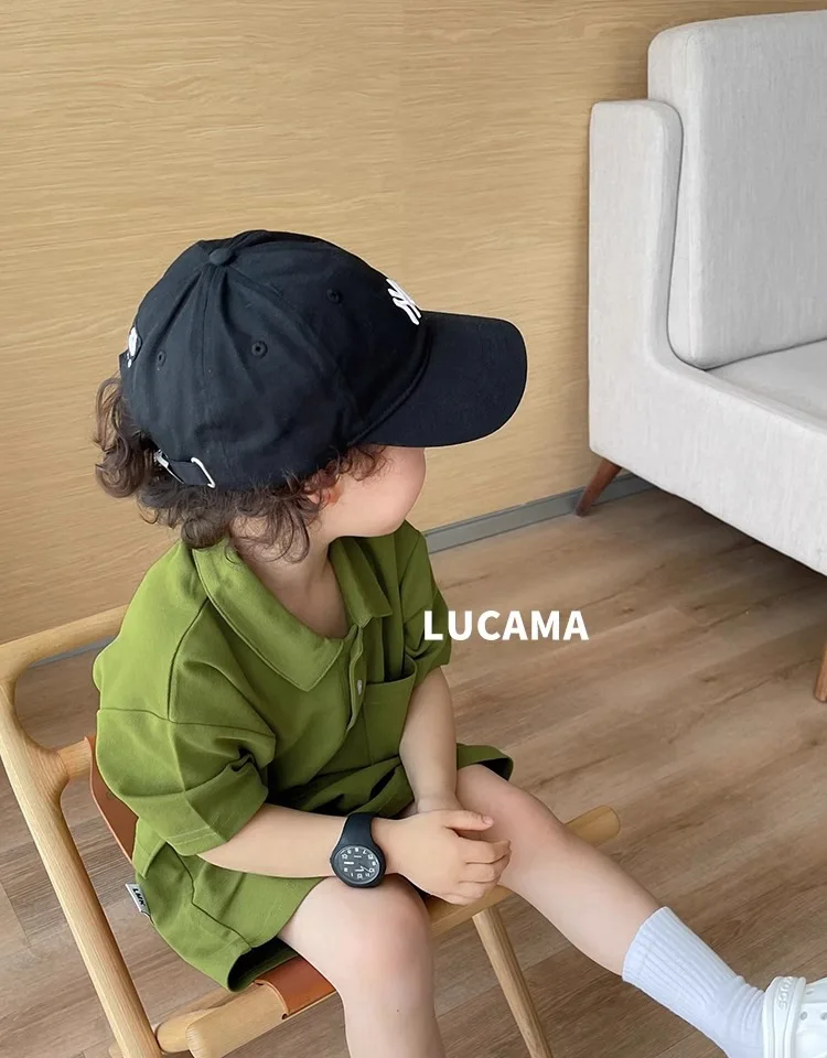 Children's Clothing Boys Summer New Suit Middle and Large Children Korean Version of the Casual Polo Top Shorts Summer Clothing