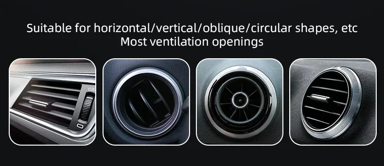 VIKEFON Magnetic Car Wireless Charger For iPhone 12 13 14 15 Pro Max Air Vent Car Phone Holder Stand Fast Car Charging