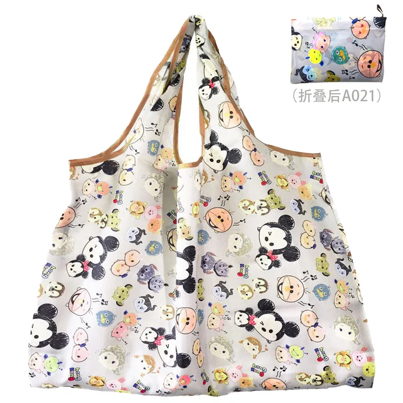 Thick Foldable Shopping Storage Bag Large Capacity Reusable Grocery Bag Eco Friendly Supermarket Waterproof Shoulder Bag 2022