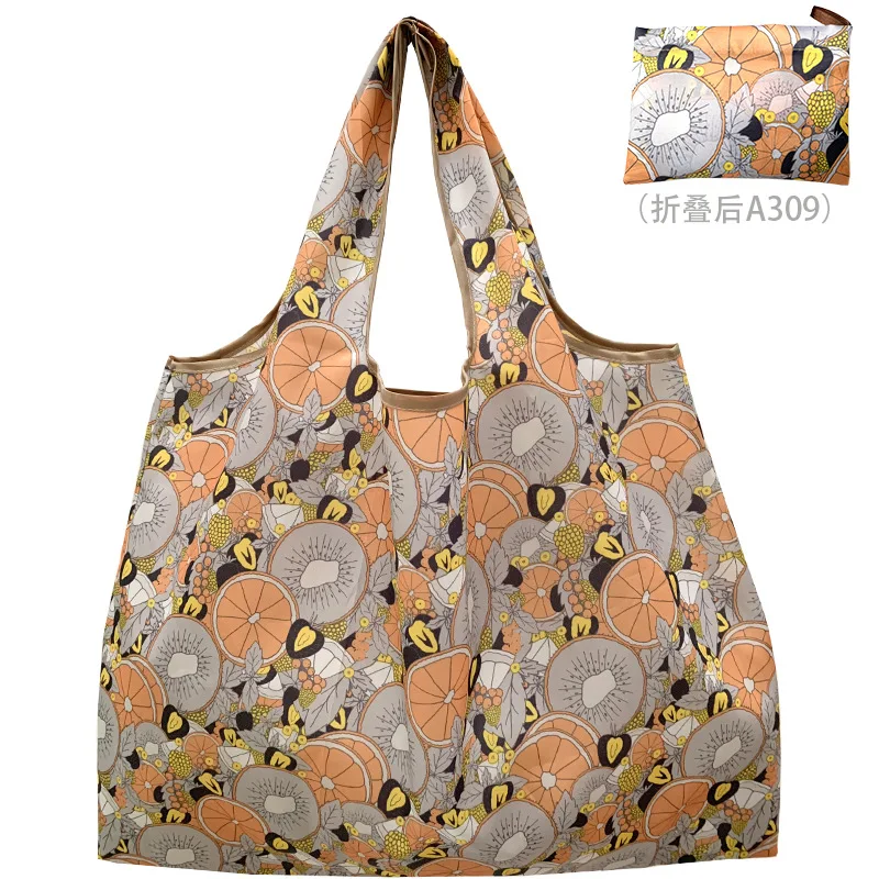 Thick Foldable Shopping Storage Bag Large Capacity Reusable Grocery Bag Eco Friendly Supermarket Waterproof Shoulder Bag 2022