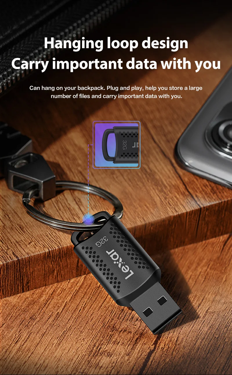 Original Lexar JumpDrive USB Flash Drive 32GB 64GB 128G V400 USB 3.0 Memory Stick Wholesale Link 5pcs 10pcs 20pcs U Stick For PC