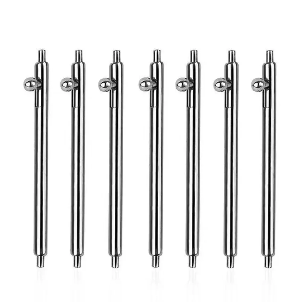 20pcs Quick Release Strap Pins 1.5 1.8mm Diameter Stainless Steel Spring Bars 12/13/14/15/16/17/18/19/20/21/22/24mm Metal Spring