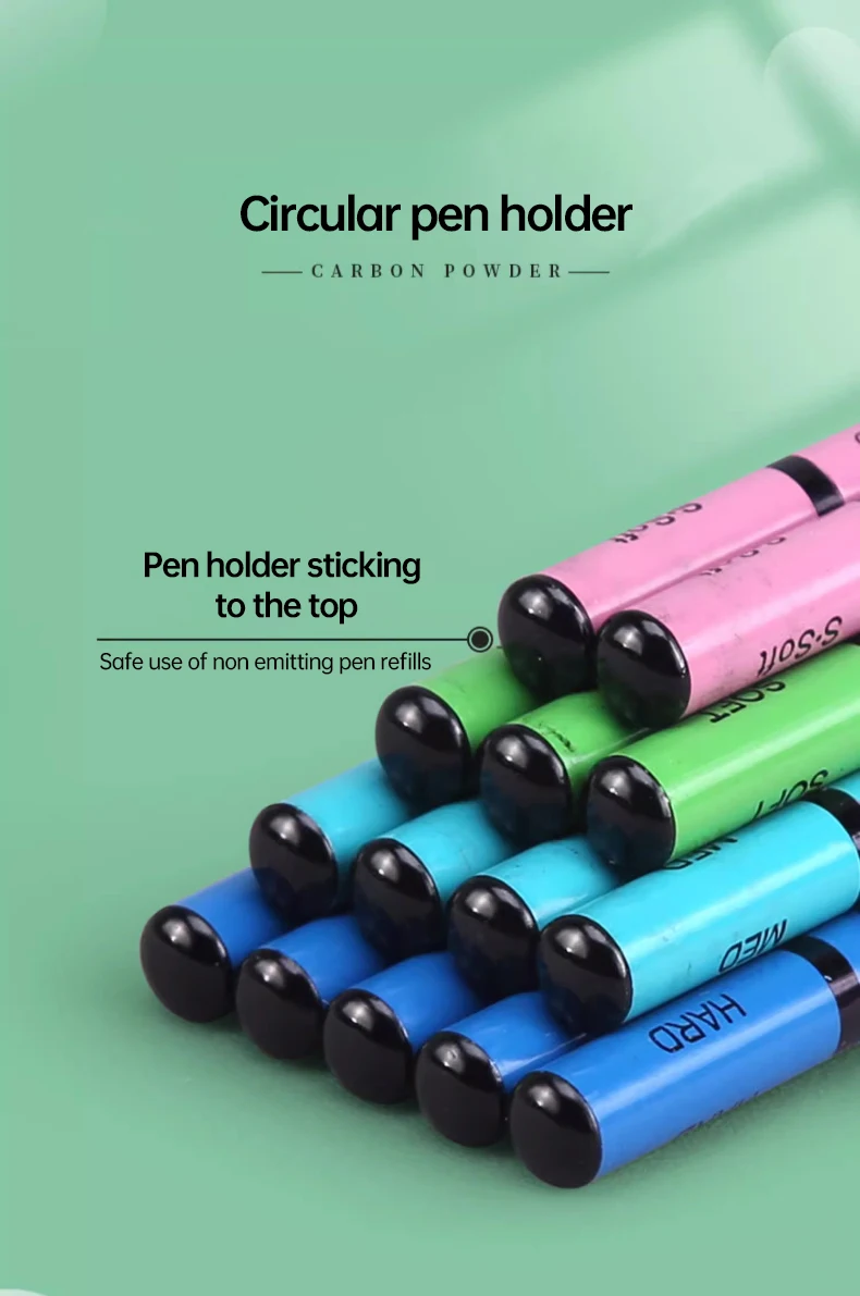 NYONI Black Charcoal Pencil Soft/Medium/Hard Carbon Pencil Wooden Charcoal Pencils For Sketching Drawing Stationery