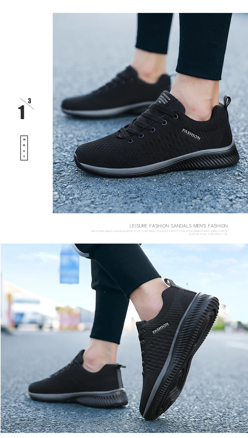 Men Shoes Running Shoes For Men Lightweight Tenis Comfortable Breathable Walking Sneakers