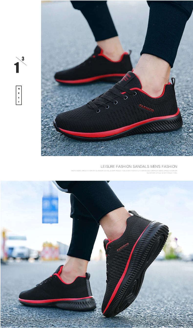 Men Shoes Running Shoes For Men Lightweight Tenis Comfortable Breathable Walking Sneakers