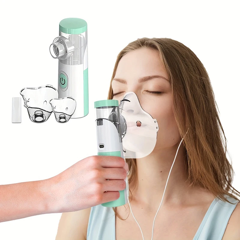 Handheld Portable Inhale Nebulizer Mesh Atomizer Silent Inhaler Nebuliser Inhalator for Adult Kids Nebulizador
