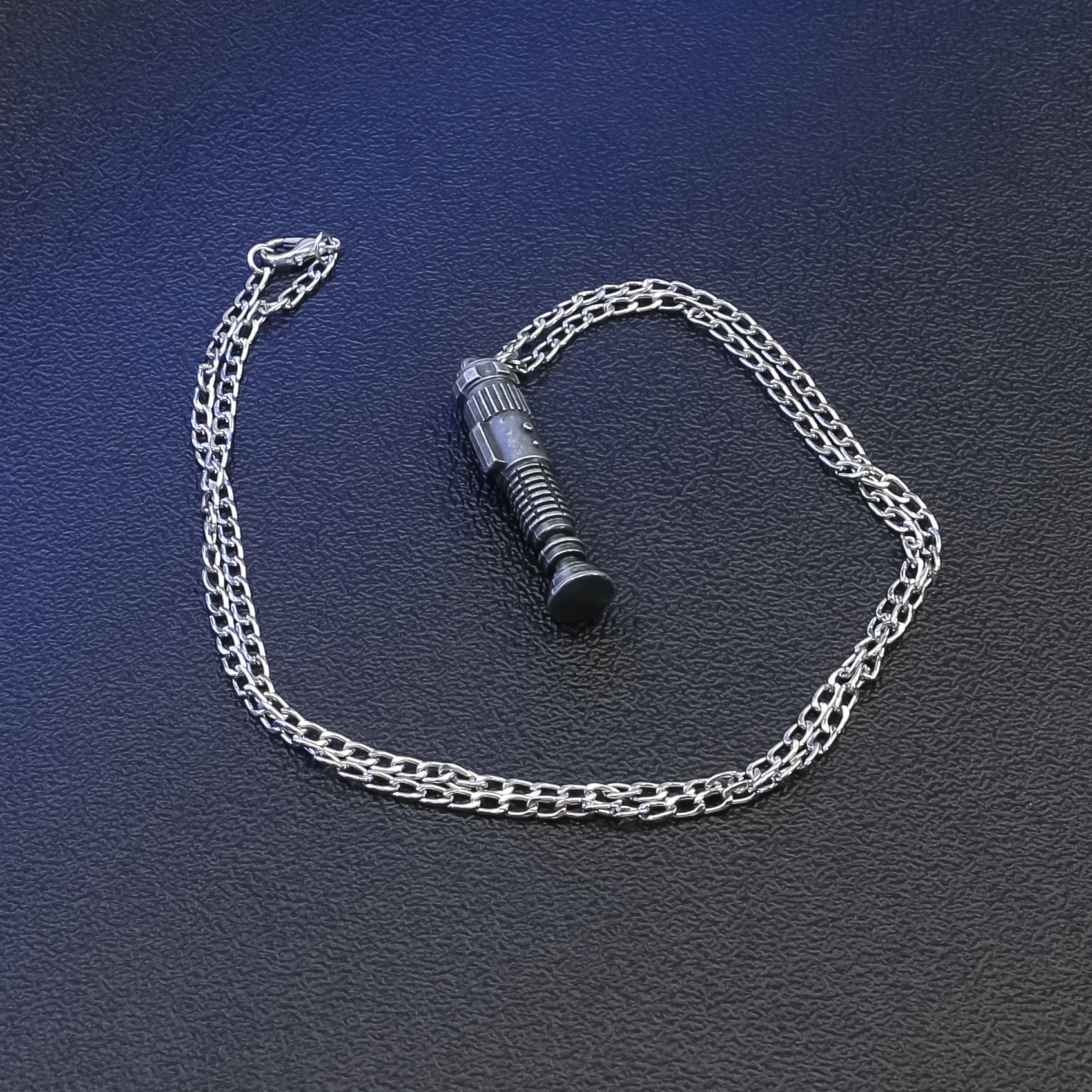 TXQSABER Mini Replica Kenobi Saber Metal Material Necklace Cosplay Accessories Ornament Jedi Collection Toys-Luke Skywalker